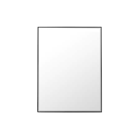 James Martin Vanities Rohe 30in Mirror, Matte Black 715-M30-MB